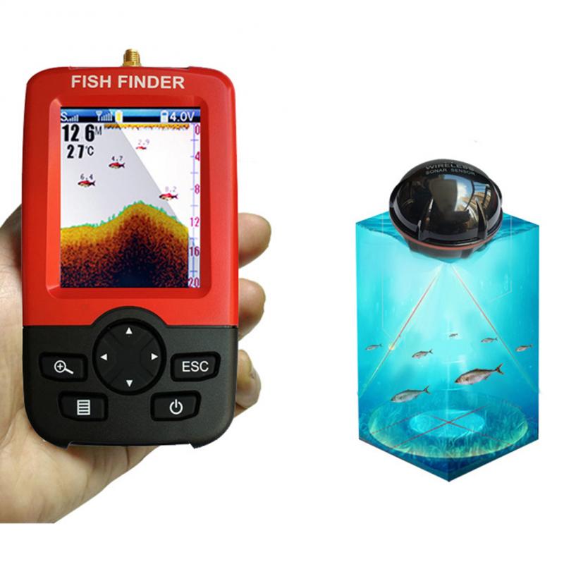 Fish Finder Portable - Przenośny echosonda do połowów z czujnikiem