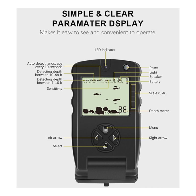 Nowy przenośny echosonda do po – Fish Finder Transducer recenzja i cena