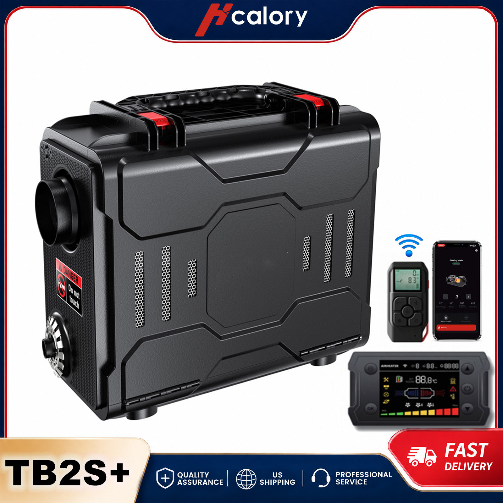 Hcalory TB2S+ 8KW Diesel Heate – Fishing Camera recenzja i cena
